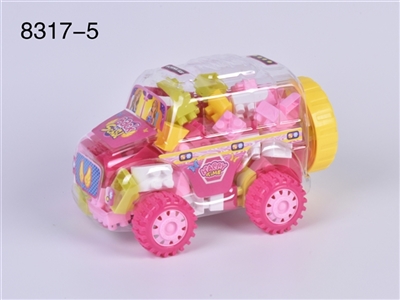 Girl series - mini bus brain-training building blocks - OBL733667
