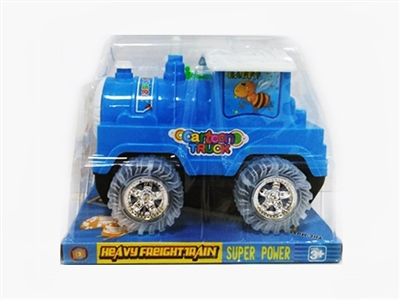 Inertia wheel light music cartoon trains - OBL733724