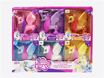 Pony show box 12 pcs6 color orange - OBL733866