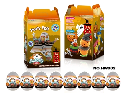 Halloween eight 28.34 g color mud eggs - OBL734055
