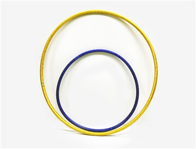 65 cm and 45 cm wide printed apple hula hoop - OBL734077