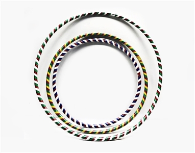 65 plus 55 and 45 cm wide leather hula hoop 1 set - OBL734079