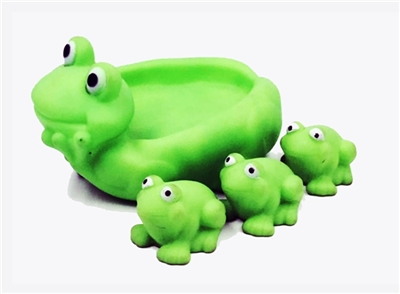 网袋装搪塑青蛙套装带哨 - OBL734166