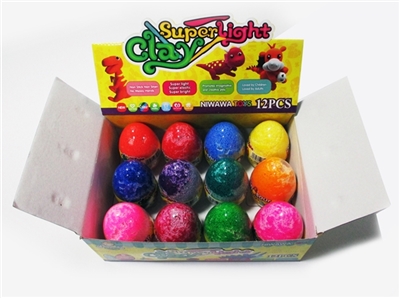 Pearl clay boxes of 12 small eggs - OBL734273