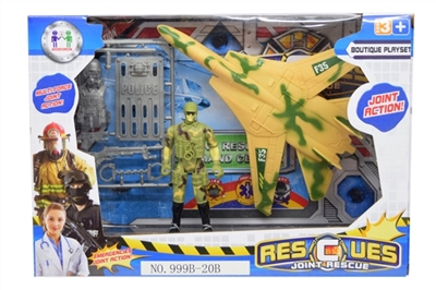 军事套装/滑行小F35，军人加配件 - OBL734319