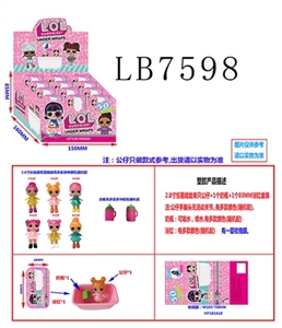 2.8 -inch doll surprise paragraph (1) single figures 1 bath 1 bottle, a display box of 12 (1) - OBL734389