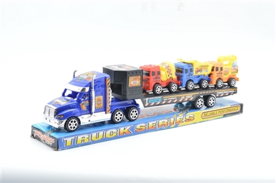 Solid color plating by inertial tow head flat car 3 only taxi truck - OBL734417