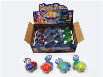 盒装12粒膨胀彩色贝壳 - OBL734521