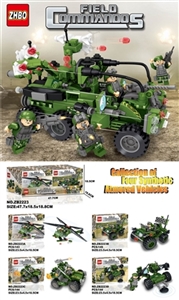 Field attack team fit vehicles assembled 8 PCS blocks - OBL734622