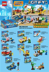 City series assembled 8 PCS blocks - OBL734624