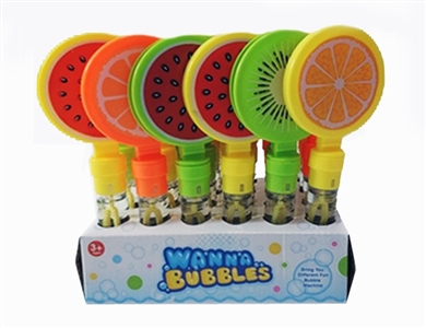 Clap your hands 20 cm long fruit bubbles stick - OBL734698