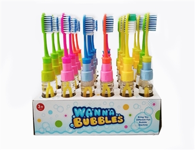 18 cm long toothbrush bubbles stick - OBL734699