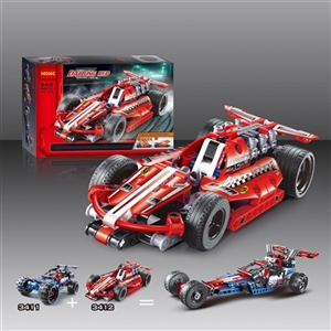 Dazzle red racing car (pull-back motor) - OBL735007