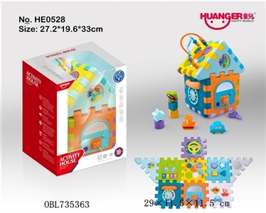 Puzzle assembly fun house - OBL735363