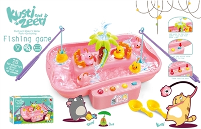 20 PCS mini rotating duck fishing game suits - OBL735984