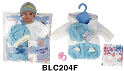 16 to 18 inches doll clothes with urine trousers pacifier - OBL736358