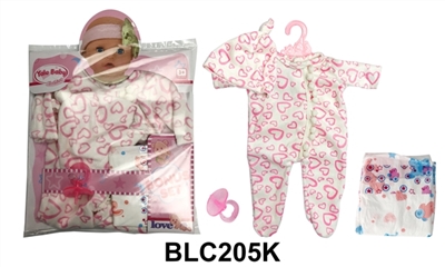 With urine trousers pacifier 18-inch dolls clothes - OBL736414