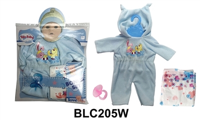 With urine trousers pacifier 18-inch dolls clothes - OBL736429