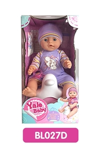 18寸 流眼泪娃娃带喝水拉尿功能带音乐马桶系列 - OBL736622