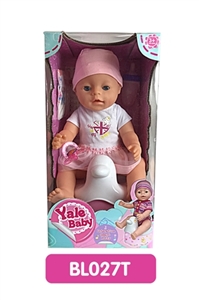 18 inches Tears doll with the function of water to pull urine with music toilet series - OBL736638