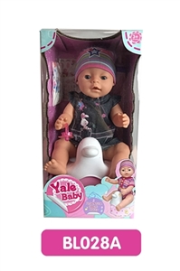 18 inches Tears doll with the function of water to pull urine with music toilet series - OBL736645