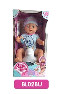 18 inches Tears doll with the function of water to pull urine with music toilet series - OBL736665