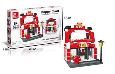 快餐店  178PCS - OBL737654