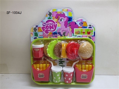 PONY过家家玩具汉堡拼盘 - OBL737718