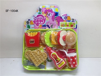 PONY过家家玩具汉堡拼盘 - OBL737724