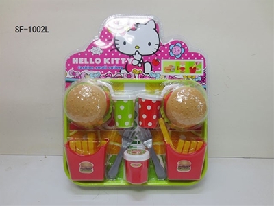 hello kitty家家玩具汉堡拼盘 - OBL737729