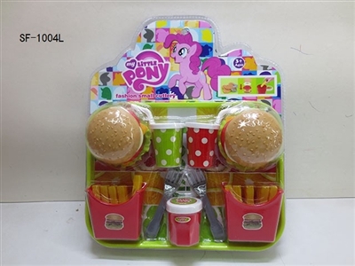 PONY过家家玩具汉堡拼盘 - OBL737730