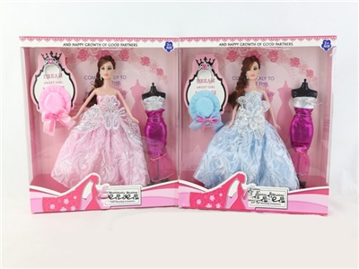 High grade 11.5 inch solid body dress barbie with accessories - OBL738245