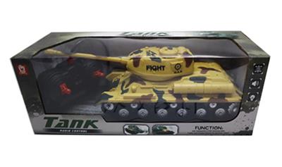 四通遥控坦克(带灯光,音乐,沙漠/军绿二色混装) - OBL739502