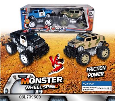 Inertia two police cars Camouflage suvs - OBL739600