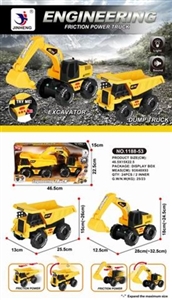 Inertial dump truck excavator combination - OBL739649