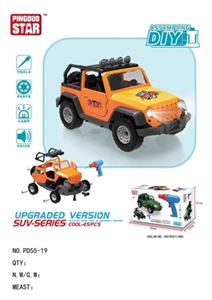 Glide suvs manually assembled with light music/music box 3 AG13 (bag) two 1.5 V AA/electric screwdri - OBL740065