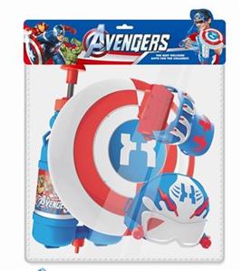 Avenger multifunctional water gun (cheer backpack + shooting helmet + shooting gloves shield) - OBL740207