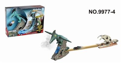 翼龙带喷雾灯光恐龙IC岩石弹射轨道 - OBL740285