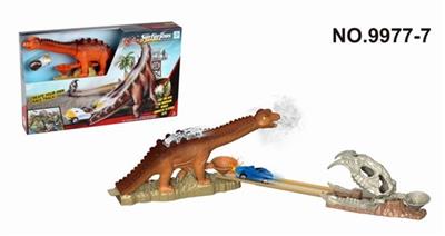 腕龙山峰拯救带喷雾灯光恐龙IC弹射轨道 - OBL740291