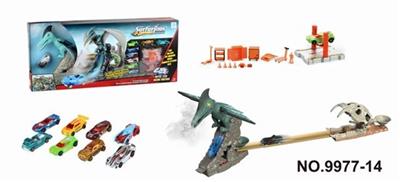 翼龙带喷雾灯光恐龙IC岩石弹射轨道 - OBL740293