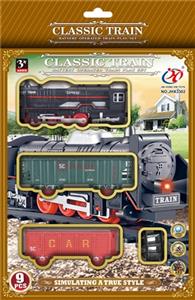 电动灯光仿古轨道火车 - OBL740309