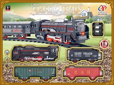 电动灯光仿古轨道火车 - OBL740312