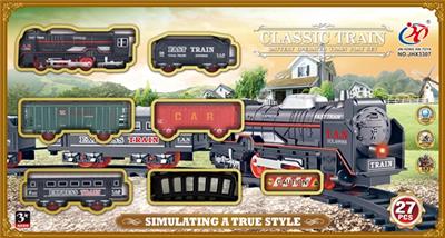 电动灯光仿古轨道火车 - OBL740313