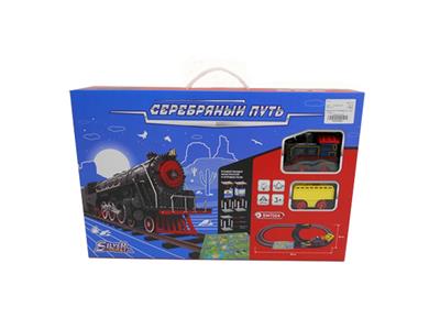 电动灯光火车声轨道火车 2AA（不包） - OBL740350