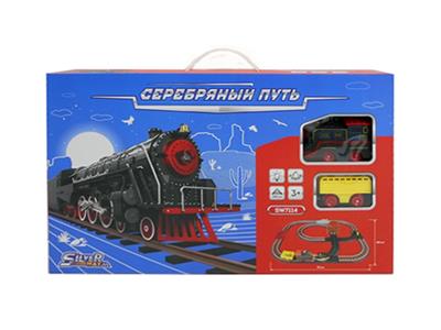 电动灯光火车声轨道火车 2AA（不包） - OBL740359