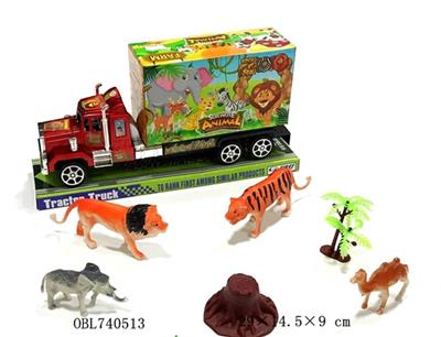 5 ANIMALS IN INERTIAL TRAILER - OBL740513