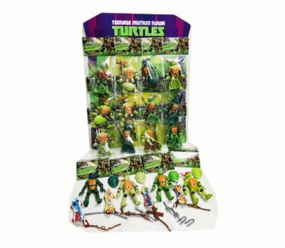 4 style/the teenage mutant ninja turtles is/cooperate with gold plate - OBL740539