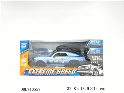 1:18四通复古改装野马遥控车（不包电） - OBL740557