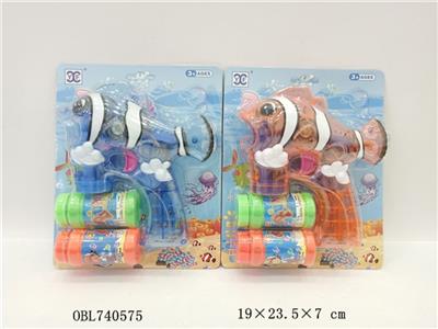 The clown fish electric bubble gun transparent music - OBL740575