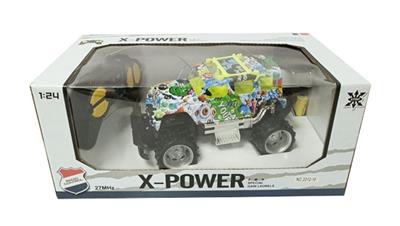 涂鸦4通遥控越野车（包电） - OBL741299